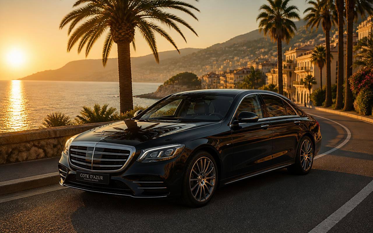 Mercedes S-Class sur la Côte d'Azur